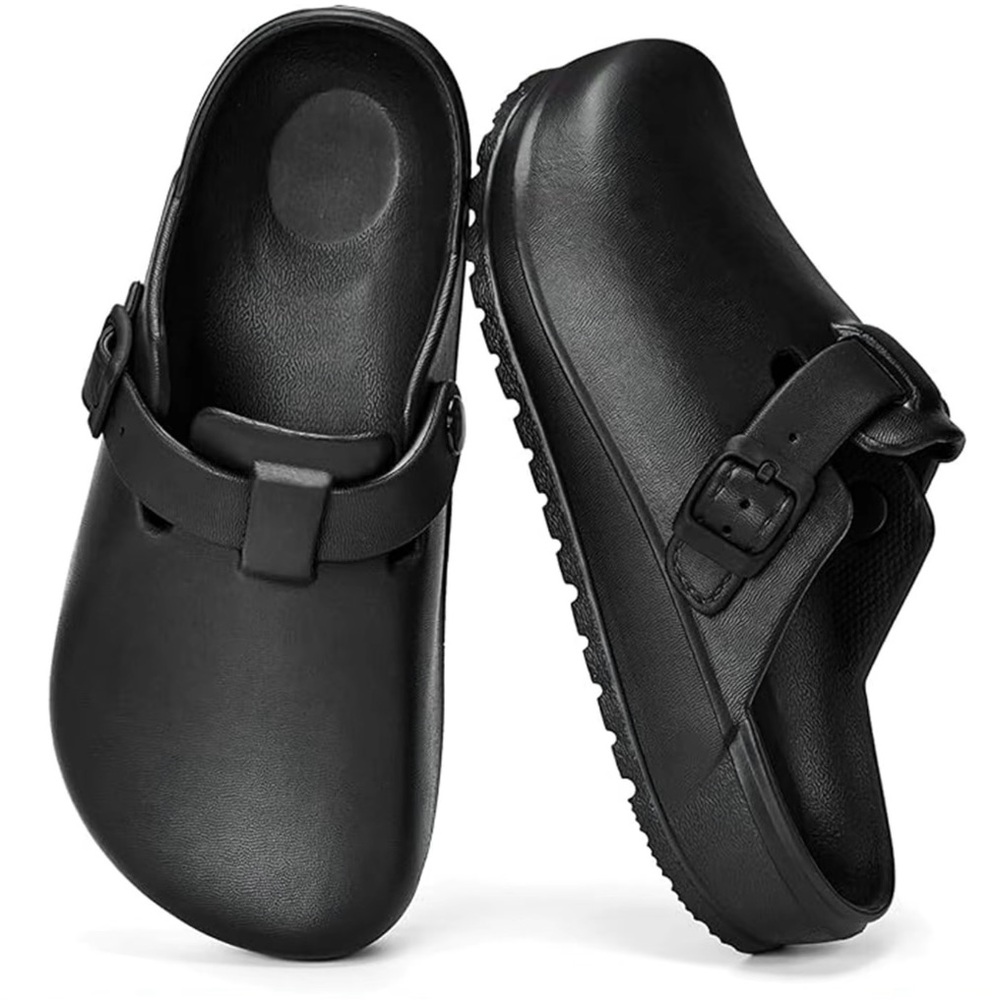 FoamFam Waterproof non-slip work clogs arch support slip-on sandals